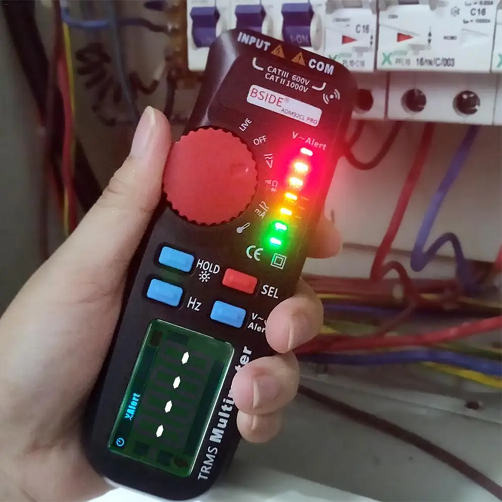 

Высокоточный мультиметр Вольтметр 92CL-PRO, цветной дисплей, цифровой мультиметр, индикатор напряжения, тестер, инструмент