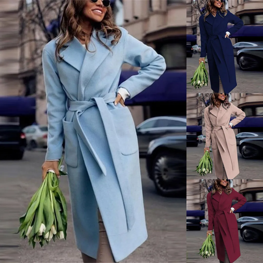 SAGACE новый осенний женский длинный Тренч пальто кожаное 2020 новые стильные женские