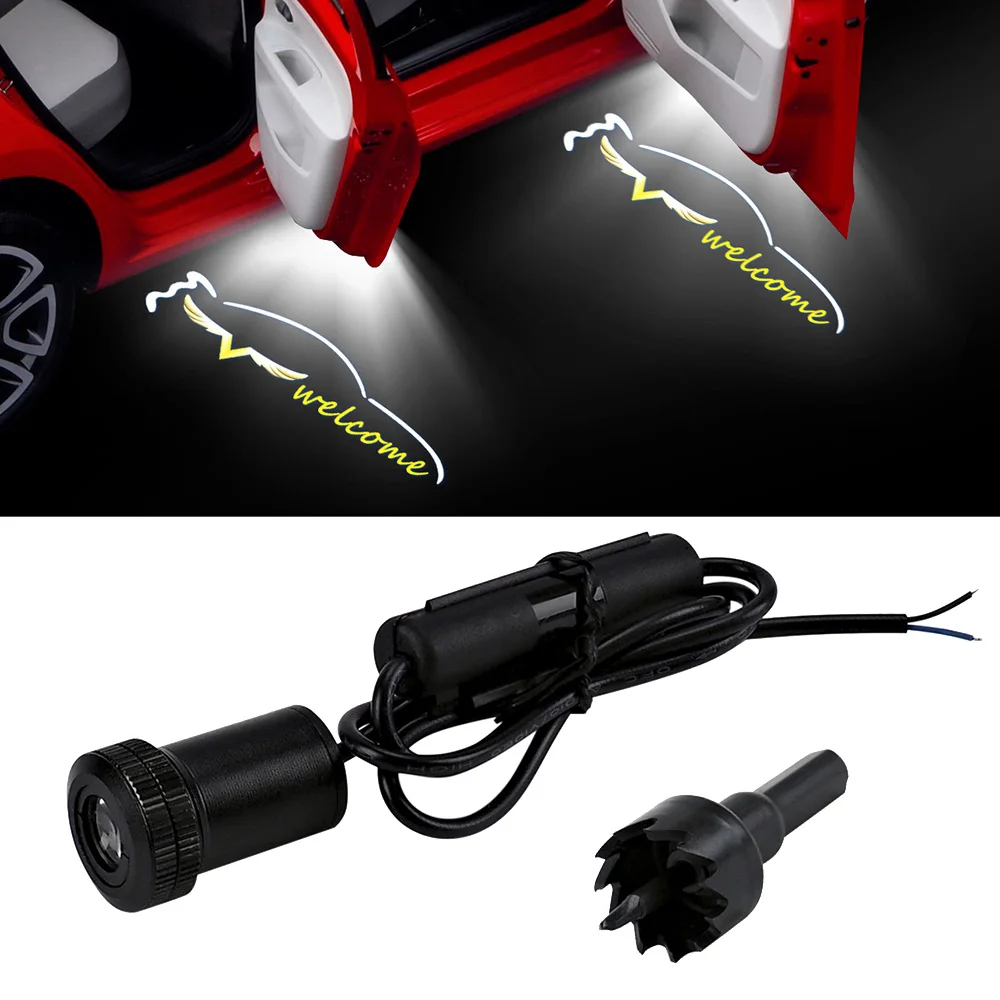 1-5 пар Автомобильный Дверной логотип значок светильник DIY тени проектор для Chevrolet Spark Orlando Sonic хэтчбек Cruze Lova парус автомобильный Стайлинг