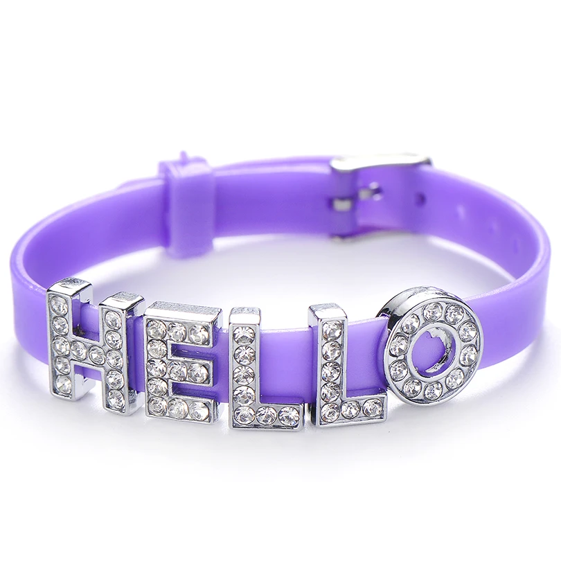 Браслет из красной кожи карамельных цветов для женщин мужчин детей с надписью HAPPY