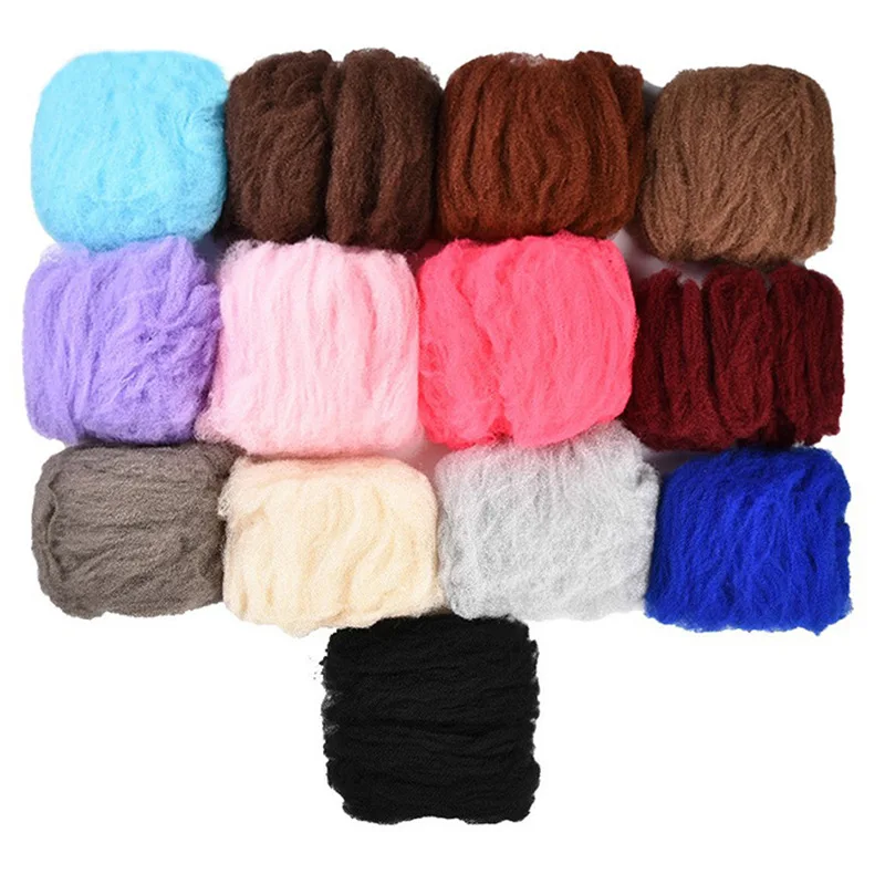 Окрашенные грязные BraidsPile BraidsHair PomponFix ремонтный переиздание космический SilkAfrican