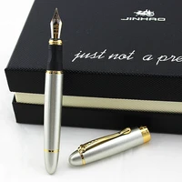 high quality silver iraurita fountain pen luxury jinhao 450 full metal golden clip pens writing stationery office school