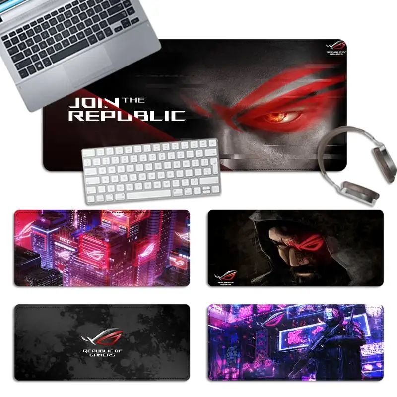 

40x90cm ASUS Wallpaper Gaming Mouse Pad Laptop PC Computer Mause Pad Desk Mat For Big Gaming Mouse Mat For Overwatch/CS GO