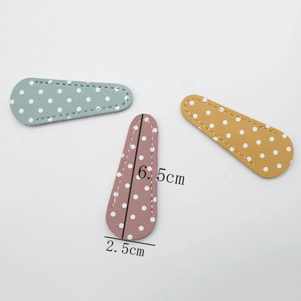 

6Pcs Dotted Sewing Scissors Sheath Safety Scissors Protective Cover Colorful