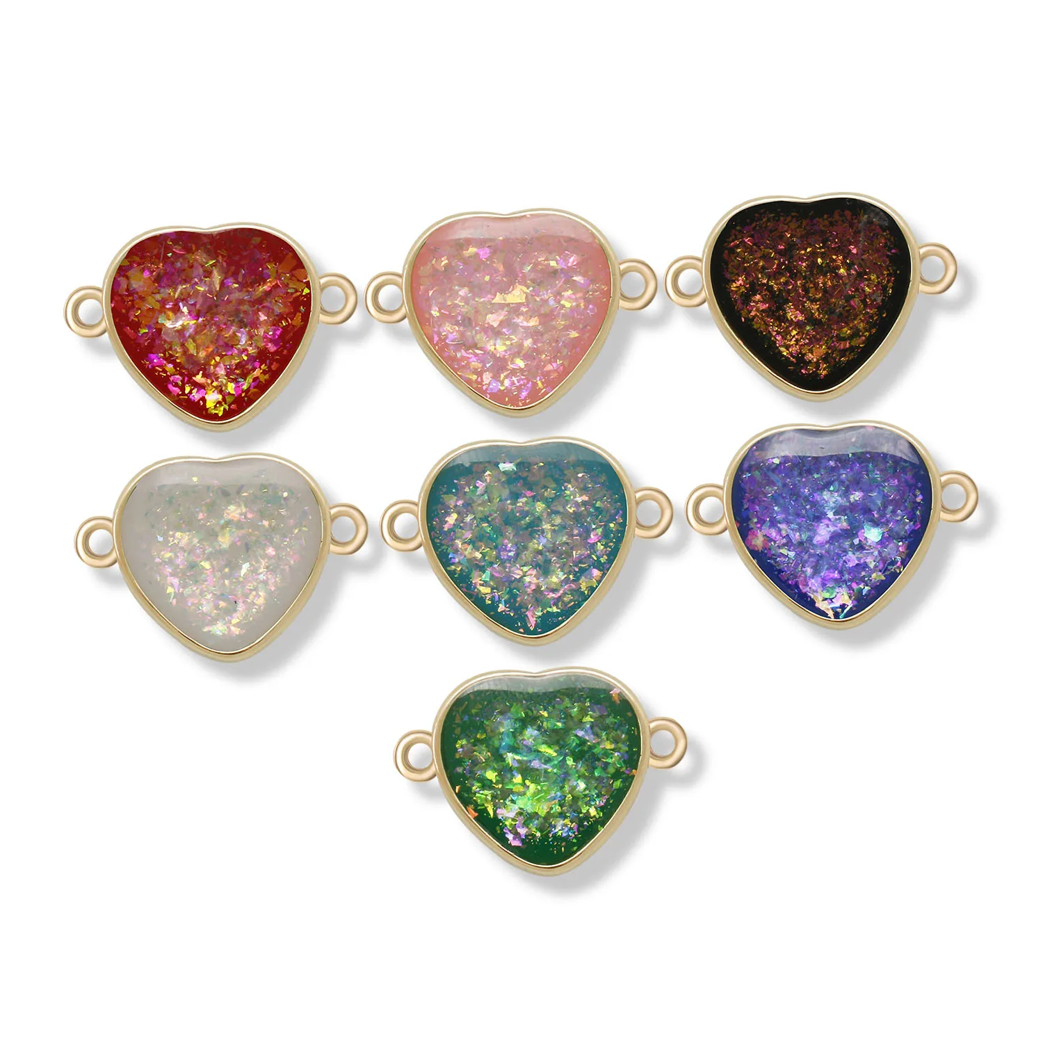 KC позолоченный белый циркон имитация опала Хамса рука звезда сердце веер