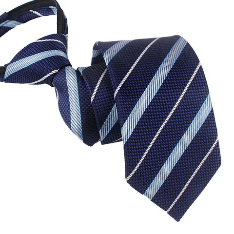 Галстук мужской узкий в полоску, на молнии, бизнес-стиль, галстуки, в клетку, с принтом Пейсли