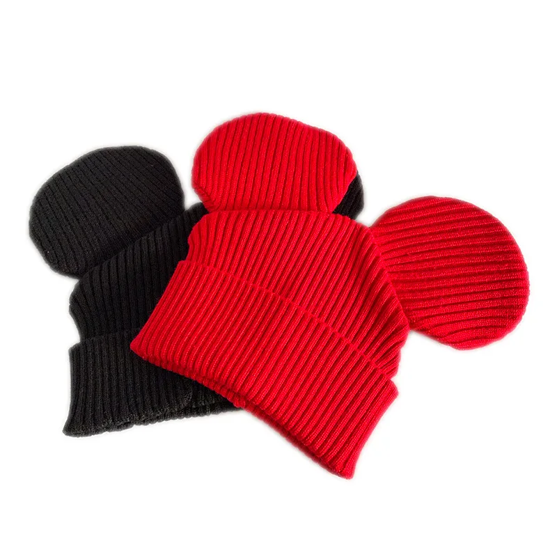 Корейская версия вязаная шапка на осень и зиму забавная Милая мультяшная для