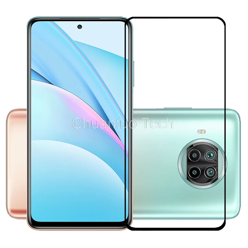 

75 Pcs/Lot 2.5D Premium Tempered Glass for Xiaomi Mi 10T Lite 5G Full Cover Screen Protector Protective Film