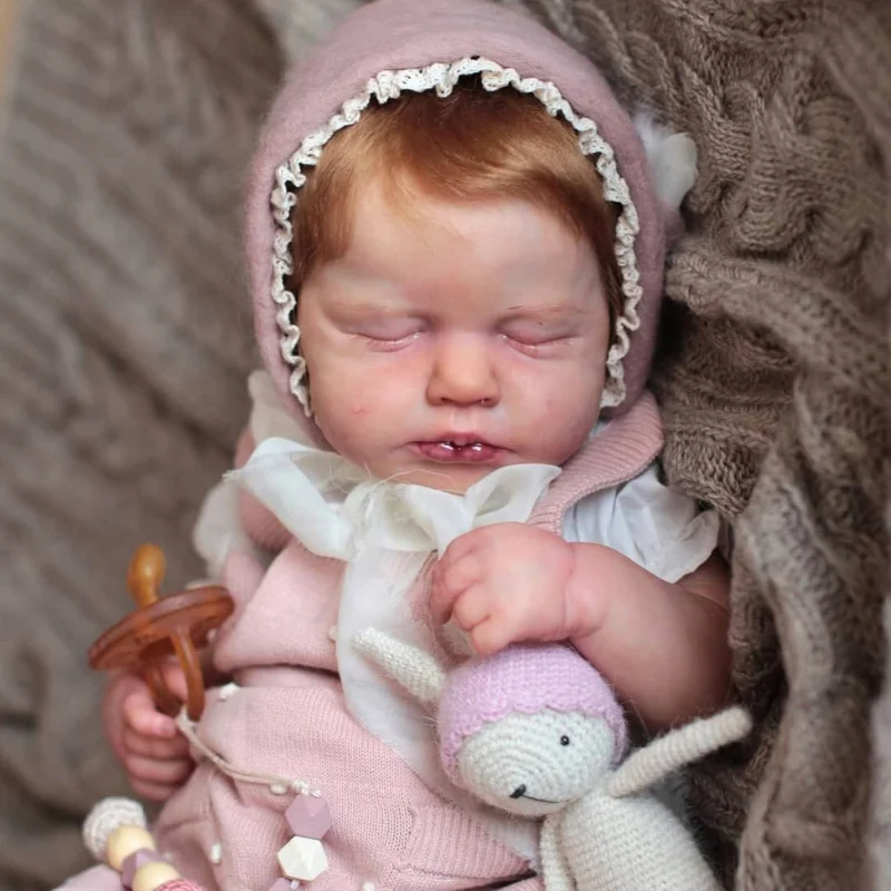 

Bebe Reborn Doll Kit 20 Inches Loulou Handmade Vinyl Cloth Body Unfinished Unassembled Parts DIY Blank Doll Kit On Sale