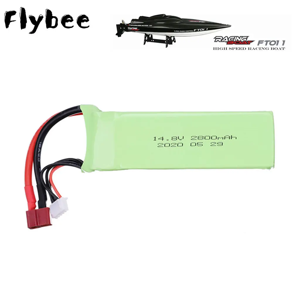 Аккумулятор Flybee 14 8 в 2800 мА · ч литий-полимерный аккумулятор 4s 30C для FT010 FT011