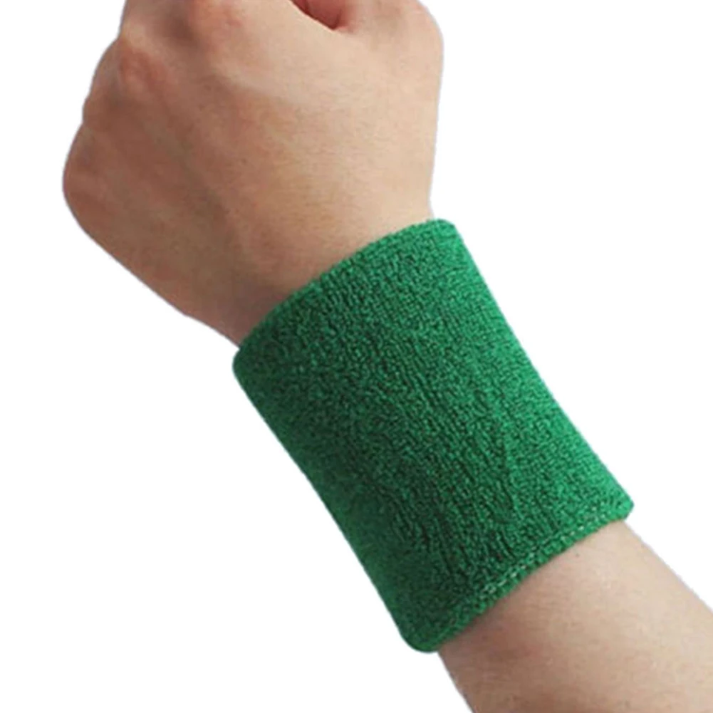 Повязка на запястье 10 различных цветов изготовлена из высокоэластичного