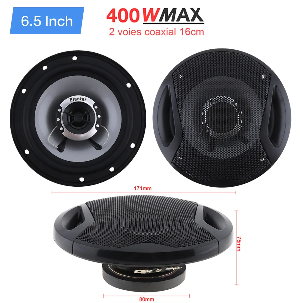 2pcs Car Stereo Speaker 4 5 6.5 Inch HiFi Coaxial Loud 250W 300W 400W Full Frequency Automotive Sound Audio For Cars | Автомобили и
