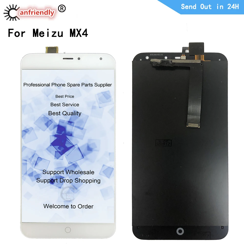 5 36 &quotЖК-дисплей для Meizu MX4 ЖК-дисплей сенсорный экран дигитайзер датчик в сборе