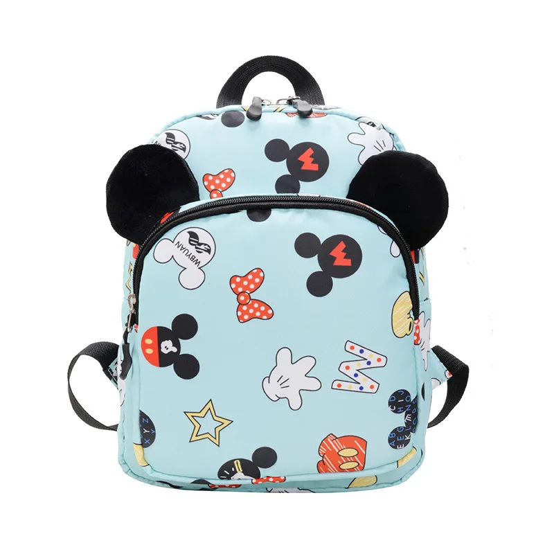 Disney минни детский сад рюкзак Детская сумка ребенок мальчик девочка мультфильм школьная сумка 2-6 сумка через плечо - Цвет: 1