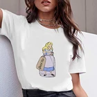 Ulzzang футболка винтажная модная футболка в стиле хип-хоп женская Алиса в стране чудес уличная одежда футболка женская футболка Harajuku