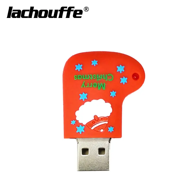Прекрасный Рождественский подарок, флешка, USB флешка, 4 ГБ, 8 ГБ, 16 ГБ, 32 ГБ, 64 ГБ, флеш-usb-брелок, usb флешка, Memoria, usb диск