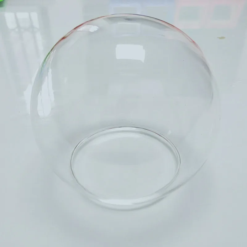 

4pcs/pack Diameter=10cm Round Shaped Glass Dome Vase Glass Cover Home Wedding Decorative Beautiful Promotion Gift