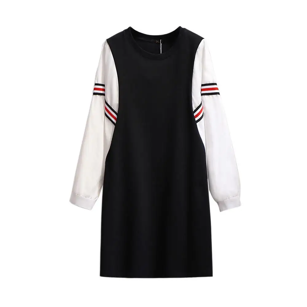 

Autumn 5xl 6xl plus size dresses sweatshirt long sleeve women dress big size casual streetwear short dress large winter clothes