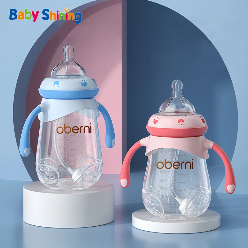Детская светящаяся бутылочка для новорожденных 5 см молока с широким горлышком PP