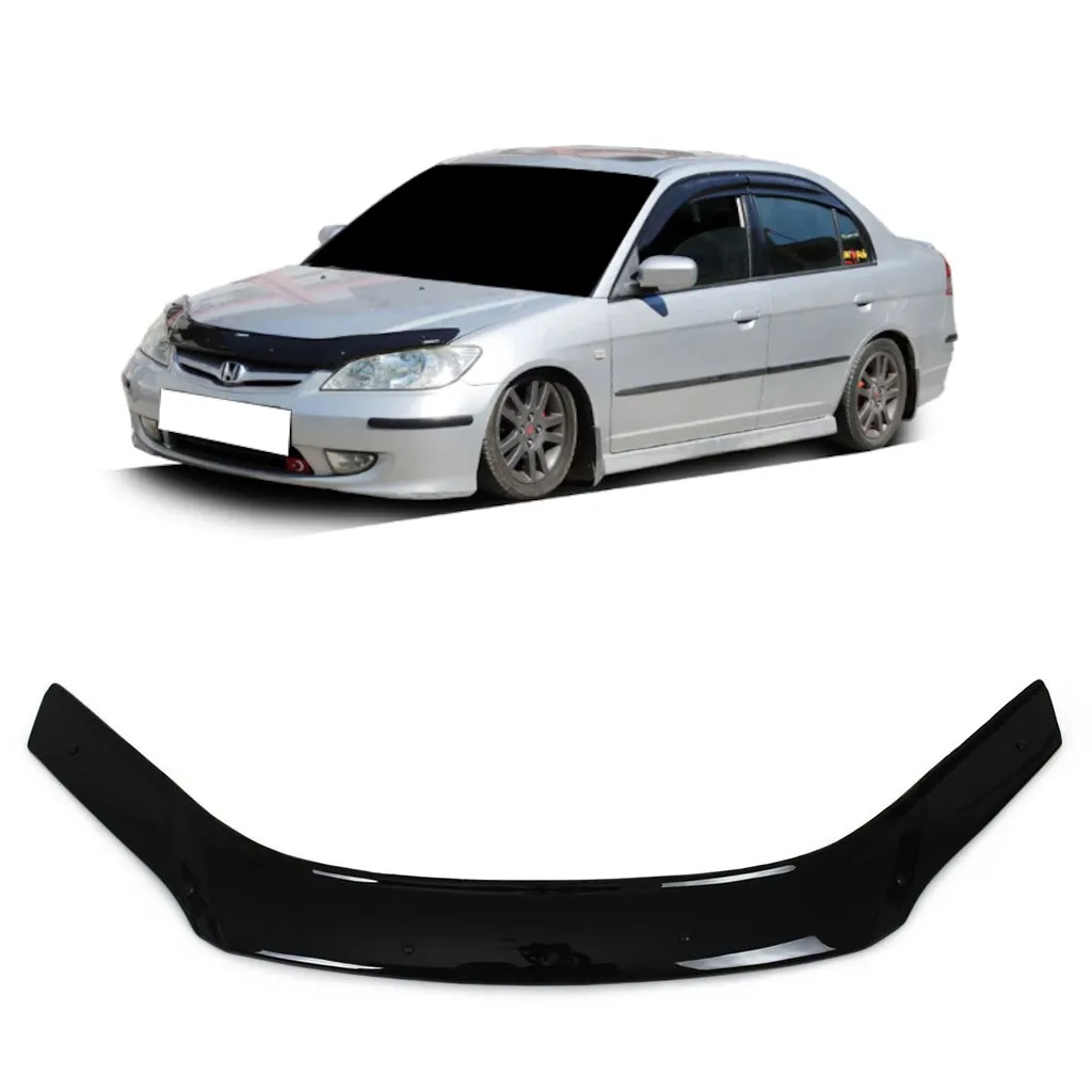 Для Honda Civic Vtec2 2000 2001 2002 2003 2004 2005 2006 спереди защита от насекомых капюшон дефлекторы