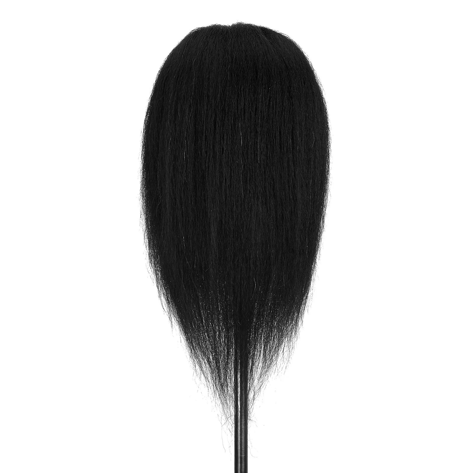 100% голова манекена из натуральных африканских волос и регулируемая подставка