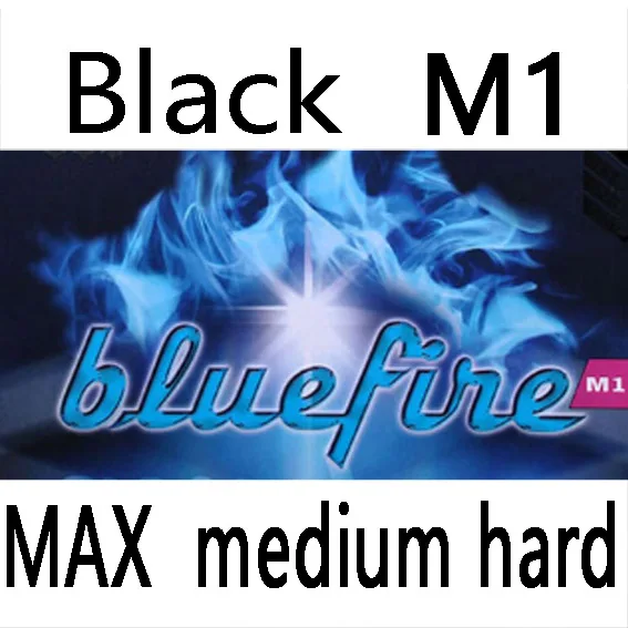 M1 Black MAX MH Donic Original Blue fire M1/M2/M3 синяя губка для настольного тенниса, резиновые, сильные прыщи для пинг-понга - Цвет: M1 Black MAX MH