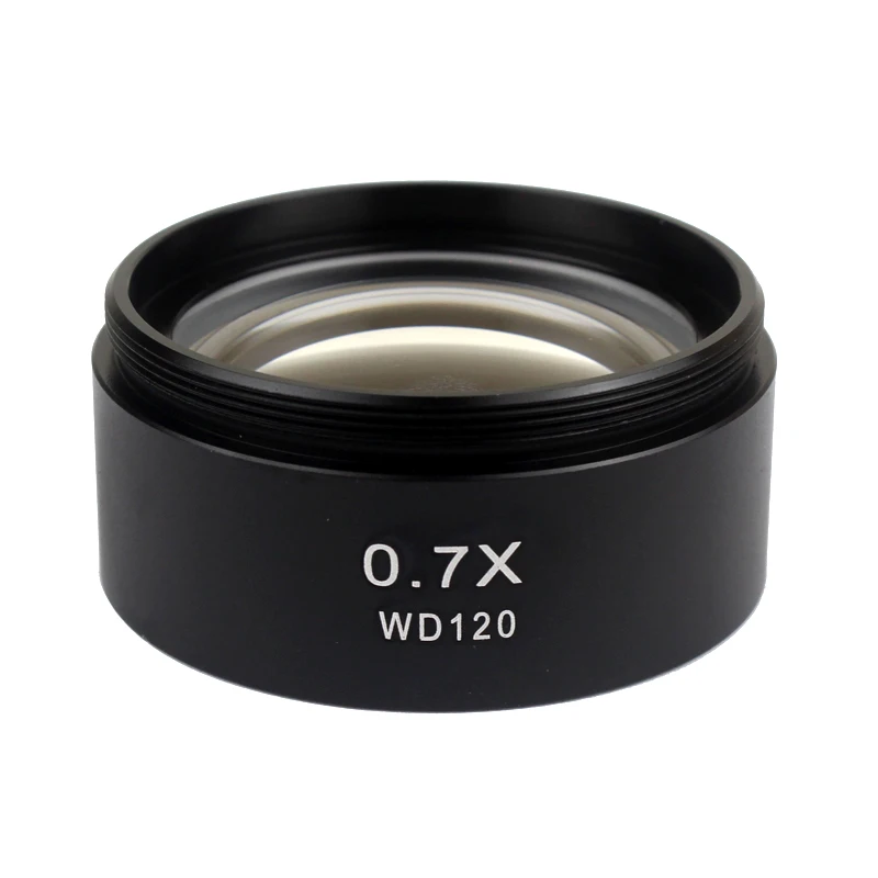 WD165 0.5X 0.7X 1.0X 2.0X Auxiliary Objects Lens Microscope Camera For Trinocular Stereo Zoom Barlow Glass |