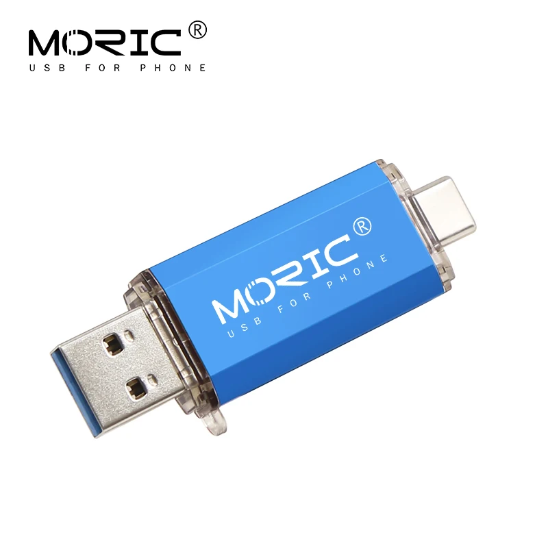 Высокое качество MORIC 2 в 1 cle usb флешка 256 ГБ 128 Гб 64 32 16 USB 3 0 OTG для Type C | Компьютеры и