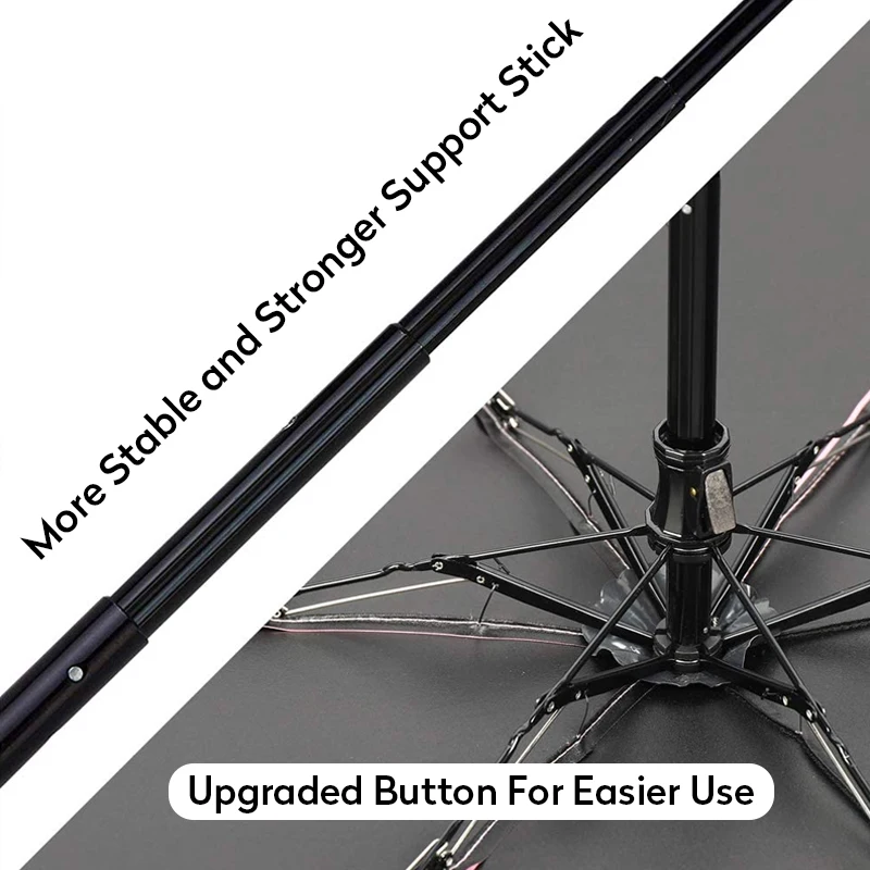 Мини зонт от солнца детский против ветра и дождя для женщин на открытом воздухе