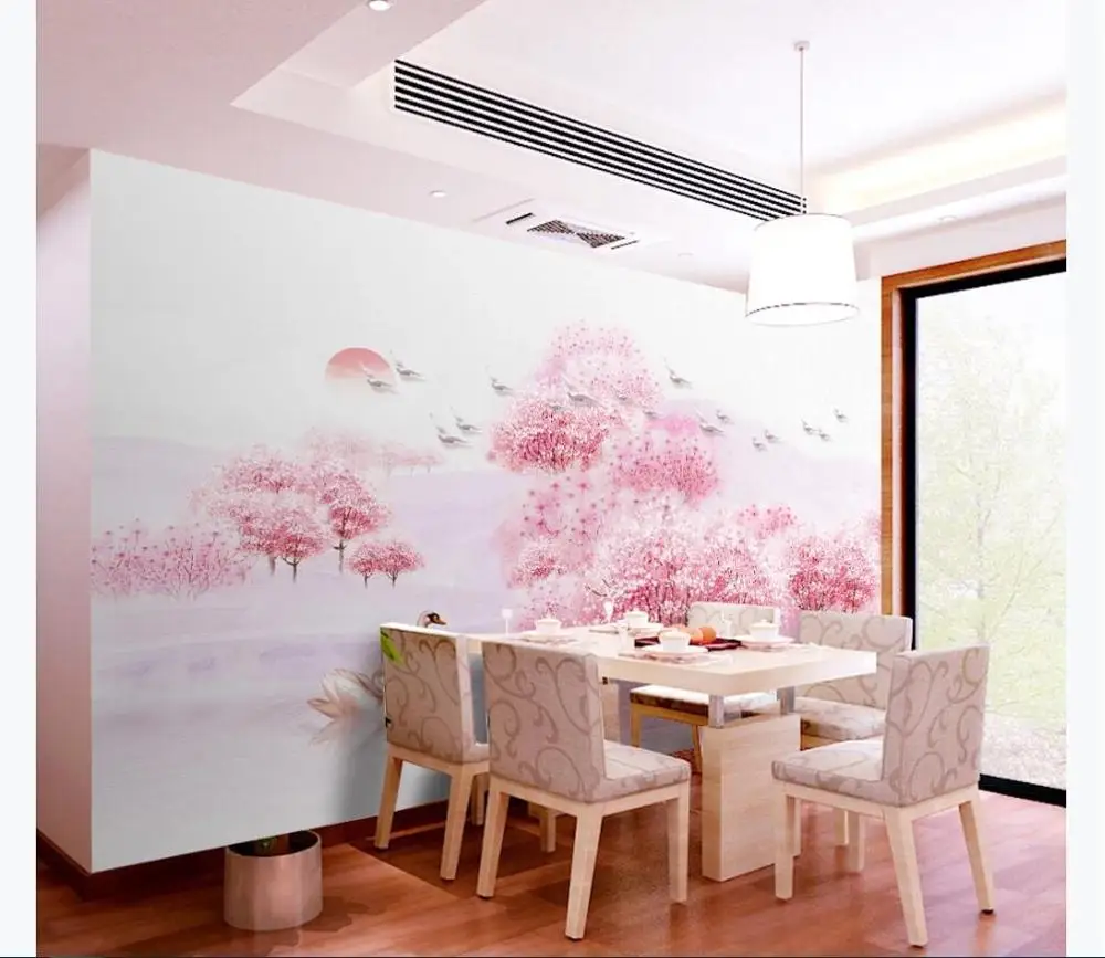 Индивидуальные Новые китайские эстетические настроения персиковый цвет ТВ