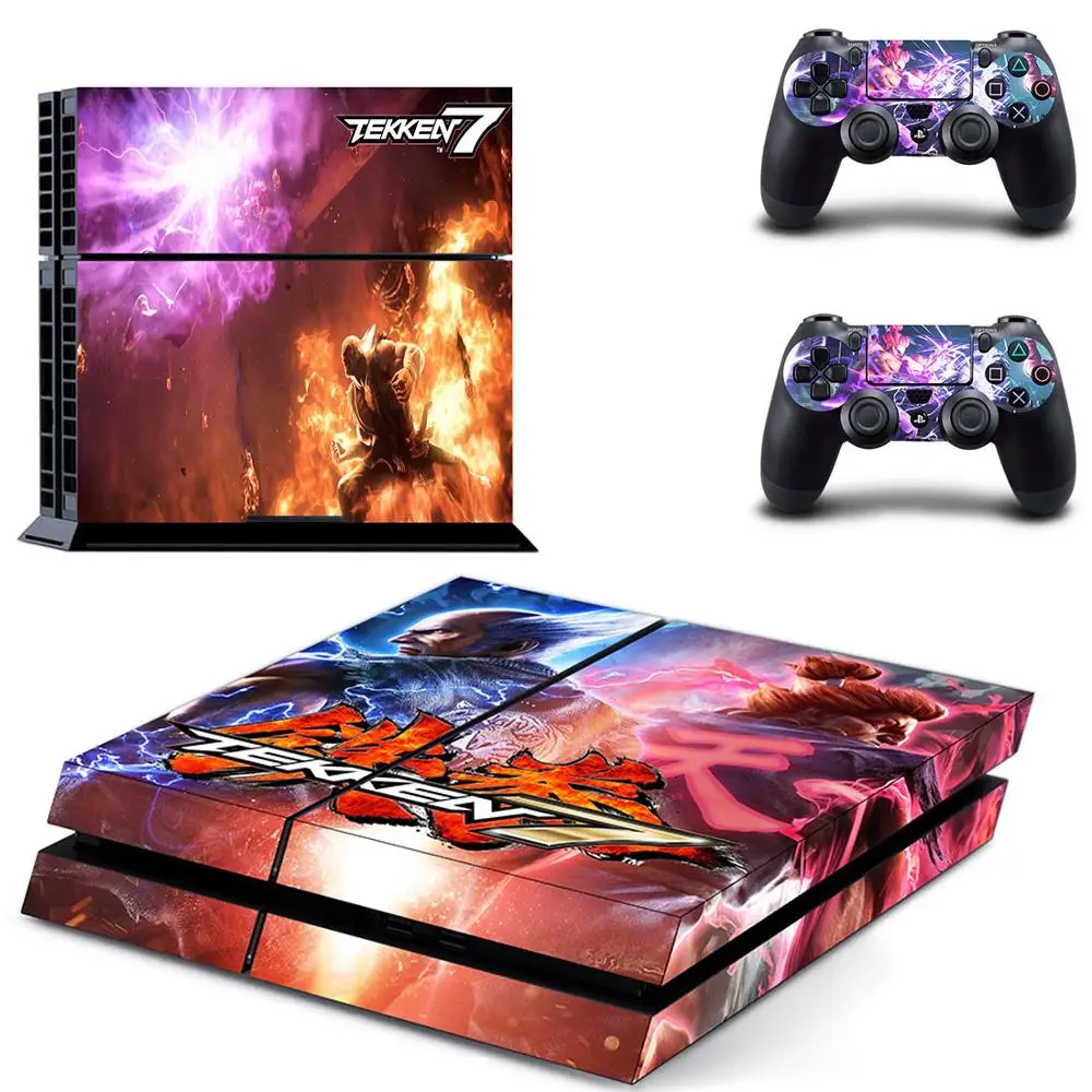 Наклейки для игровых приставок Tekken 7 PS4 s Play station 4 наклейки консоли PlayStation и