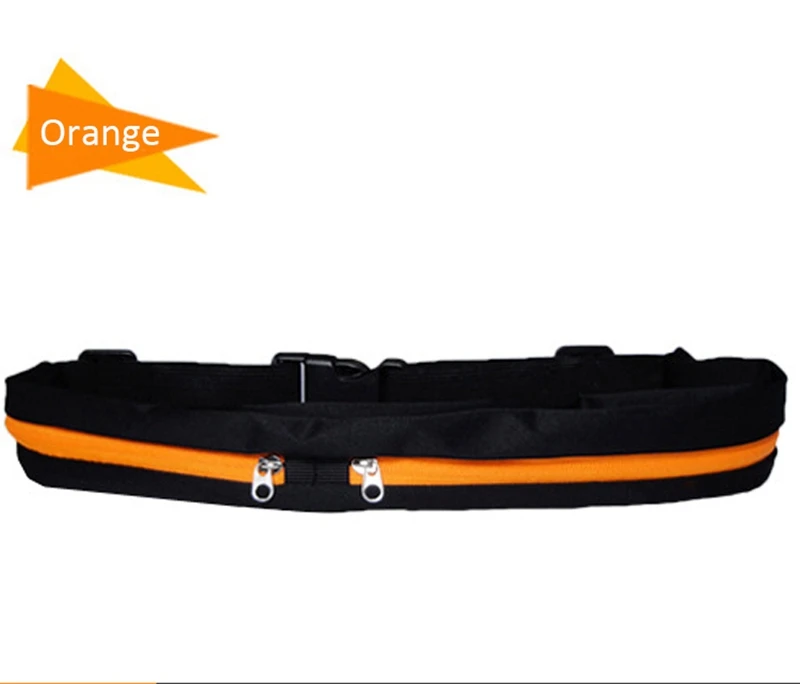 

Running Waist Bag Double Pocket Bag Waterproof Phone Belt Personal Purse Waist Pack Man Women Unisex High Qualityt Bag
