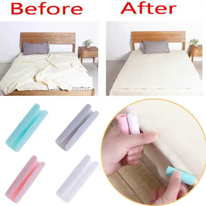 

12pcs/set Home Living Blankets Bed Sheet Clip Fasteners Mattress Set Fixing Slip-Resistant Clamp Quilt Bed Cover Grippers Holder