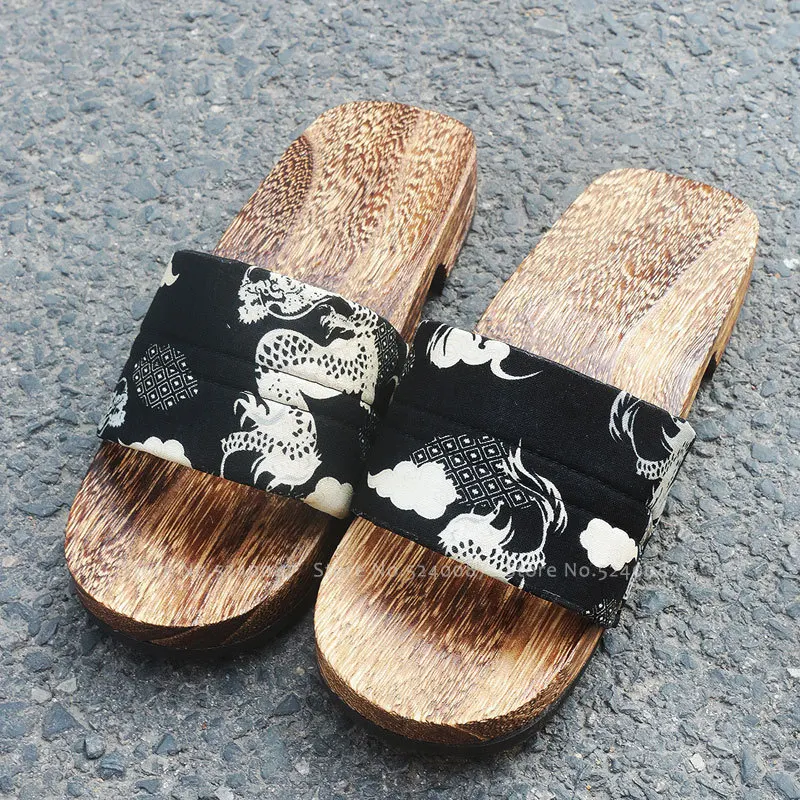 Мужские кимоно гэта сабо в японском стиле тапочки юката китайская деревянная