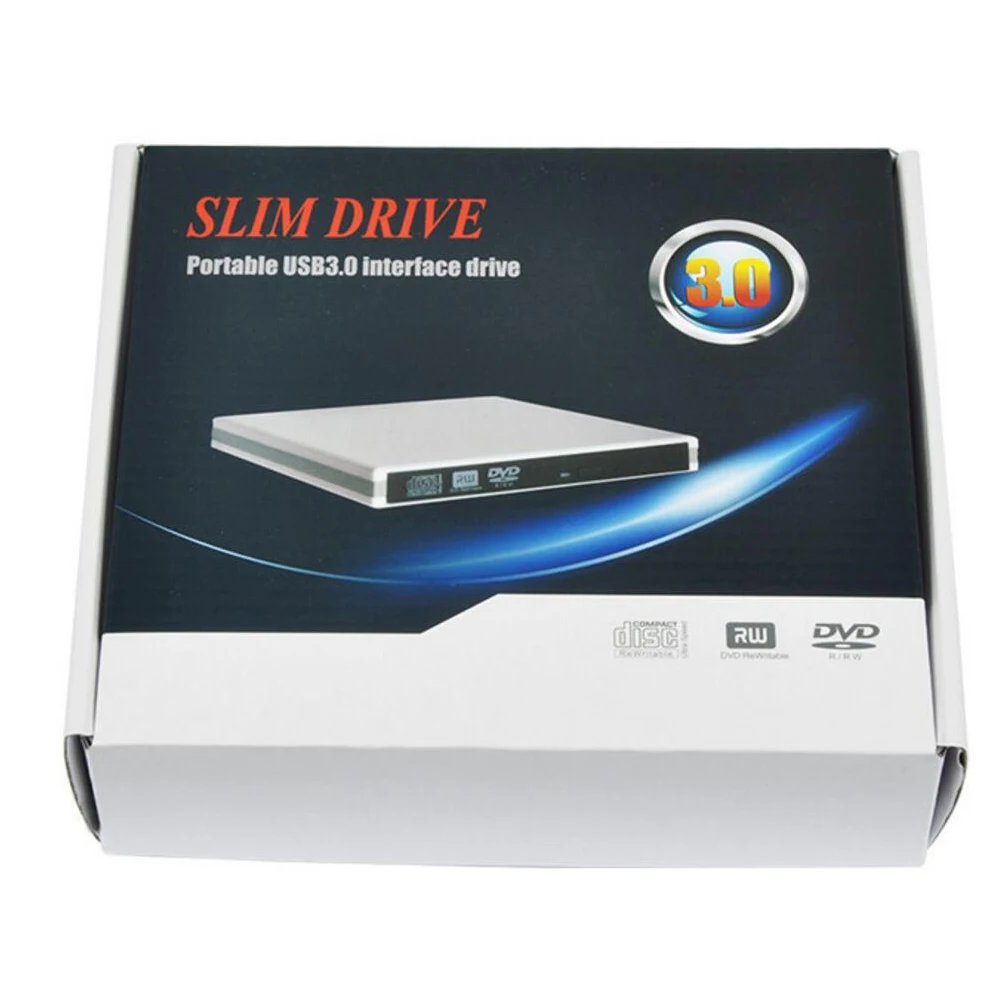 External Blu-Ray Drive USB 3.0 Bluray Burner BD-RE CD/DVD RW Writer Play 3D Blu-ray Disc For PC/Laptop IBM ACER LENOVO DELL HP images - 6