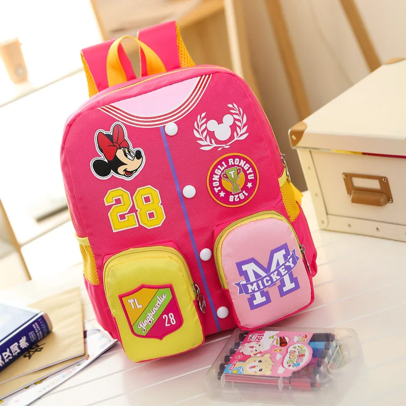 

Disney cartoon kindergarten boy girl child baby super light Mickey backpack