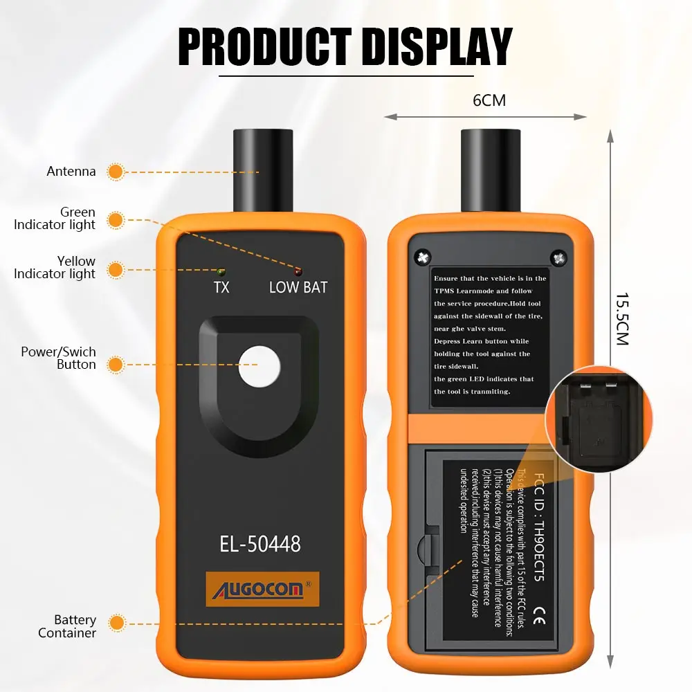 AUGOCOM TPMS EL 50448 система контроля давления в шинах для инструмента сброса buickTPMS