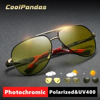 coolpandas pilot sunglasses for men women polarized driving glasses photochromic goggle fashion unisex eyewear zonnebril heren