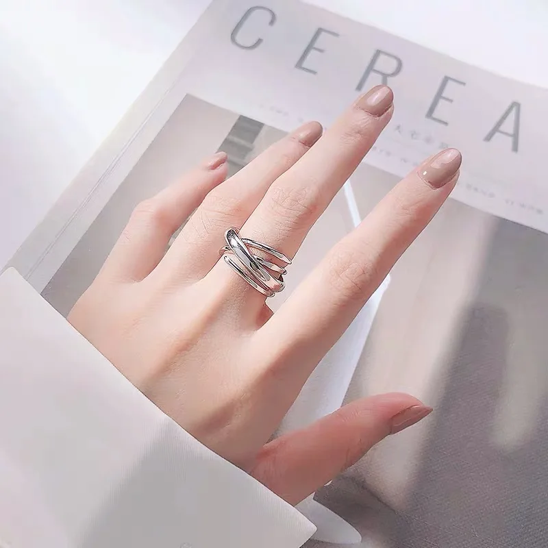 Кольца женские из серебра 925 пробы регулируемые нестандартные с именем