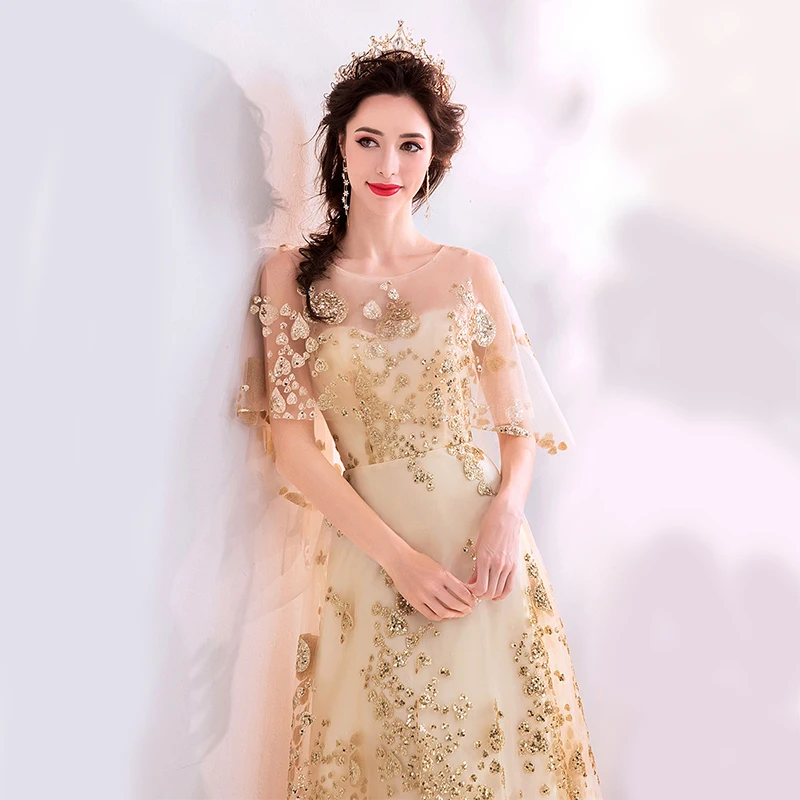 Рисунок 2 - Элегантные золотистые вечерние