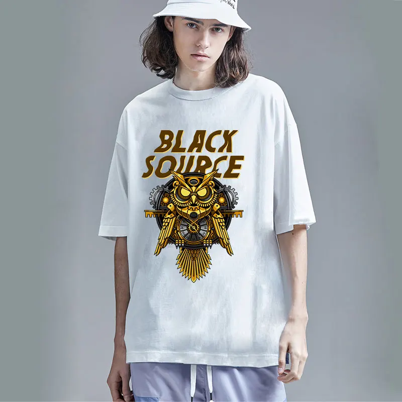 Футболка в стиле хип-хоп с изображением героев мультфильма Заснеженная Сова |