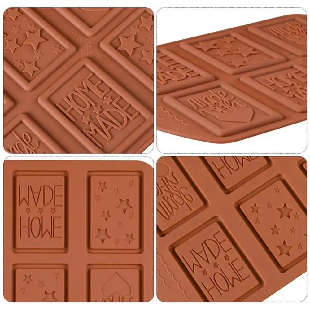 

Chocolate Mold Letter Pattern Non-Stick Silicone Patisserie Candy Bar Baking Tray Cookie Biscuit Maker Mould for Bakery