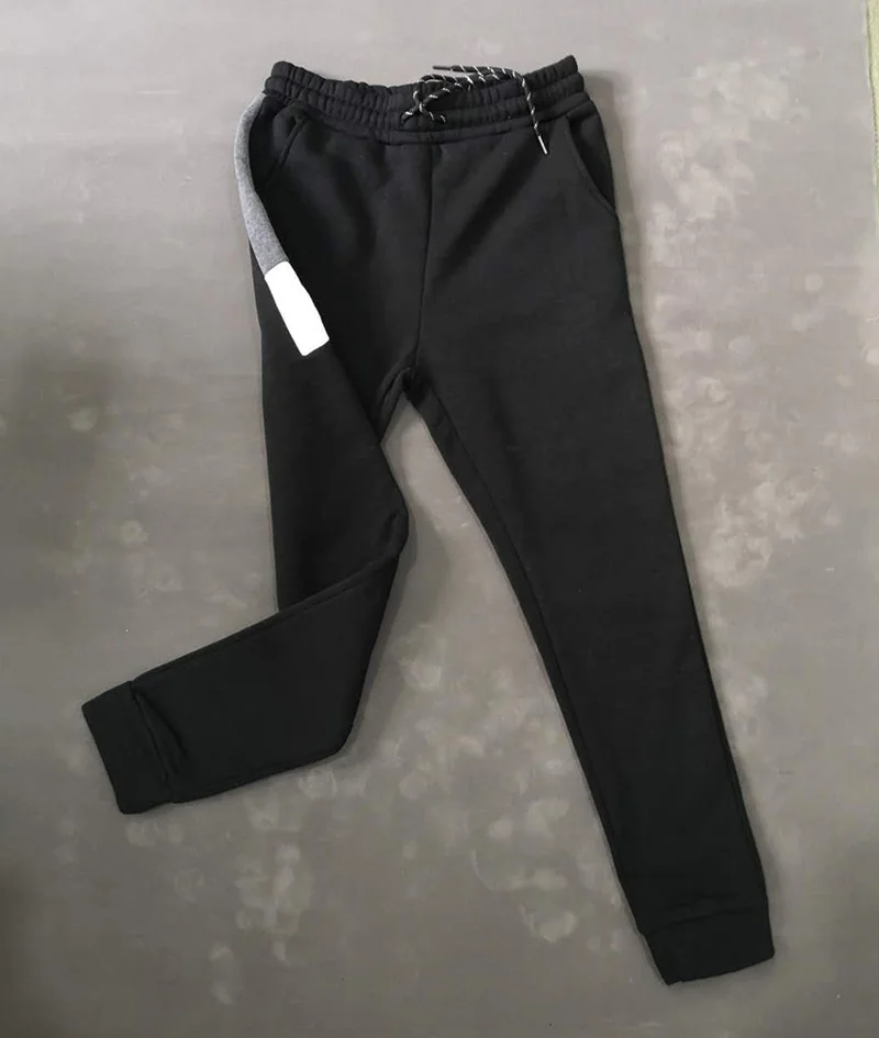 Зимние теплые флисовые тренировочные штаны мужские спортивные эластичные