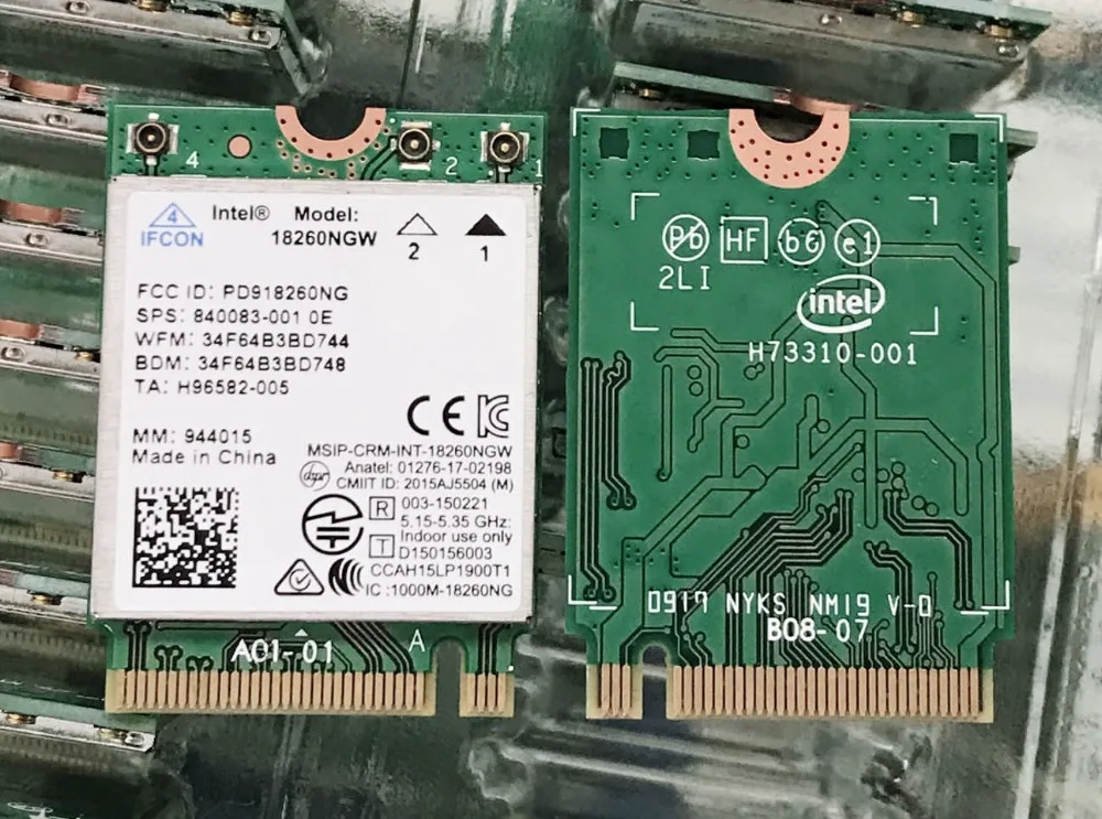 Оптовая продажа новинка трехдиапазонный беспроводной адаптер Intel-AC 18260 18260NGW 867M