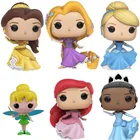 FUNKO Disney Мультфильм Принцесса Белль Ариэль Рапунцель Белль виниловые экшн-фигурки коллекционные модели игрушки для детей Рождественский подарок