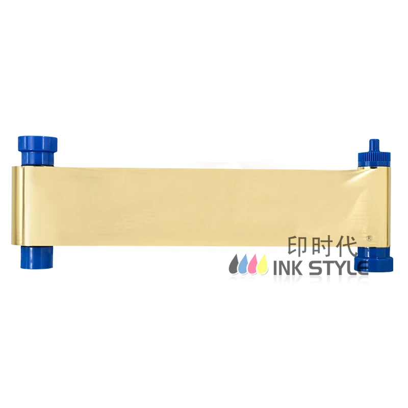 Упаковка из 10 шт. Magicard Gold Ribbon MA1000 GL 1000 принтов Совместимость с Pronto Enduro duo Card Printer |