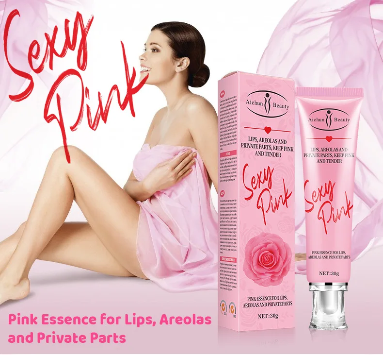 

Free Shipping Pink Essence For Lips Care Areola And Private Parts Whitening Pink And Tender Color Intimate Hygiene Sking Care
