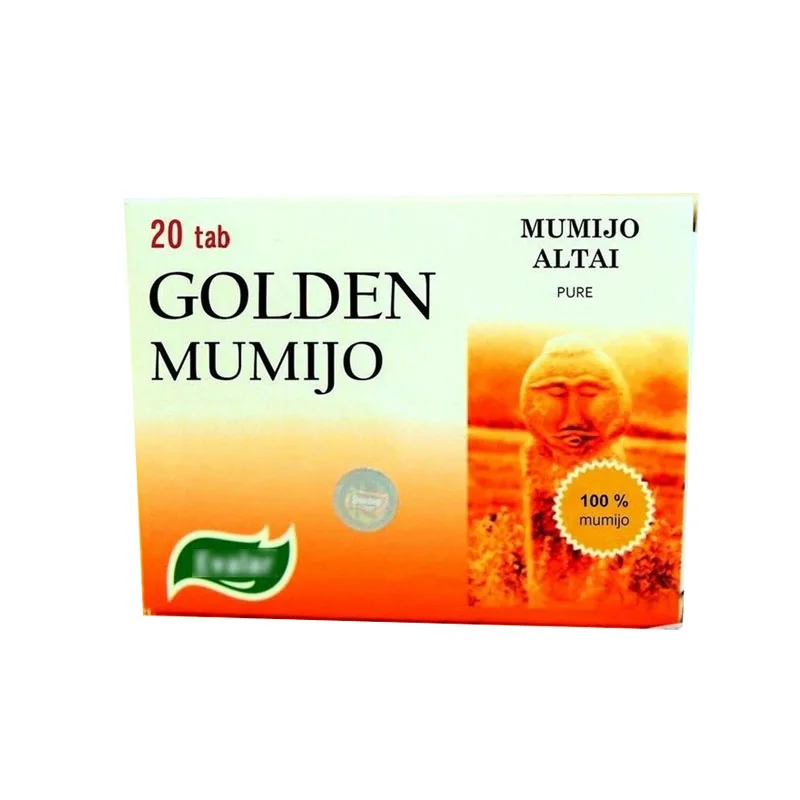 

Pure Siberian Mumijo Shilajit Altai Moomiyo, Mumio 0.2g*60 tabs/box