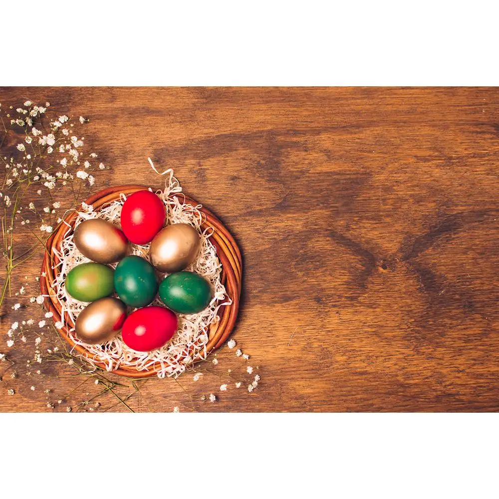 

SHENGYONGBAO Art Fabric Photography Backdrops Prop scenery+ Flower and Wooden Planks Photography Background 190117SK-00022