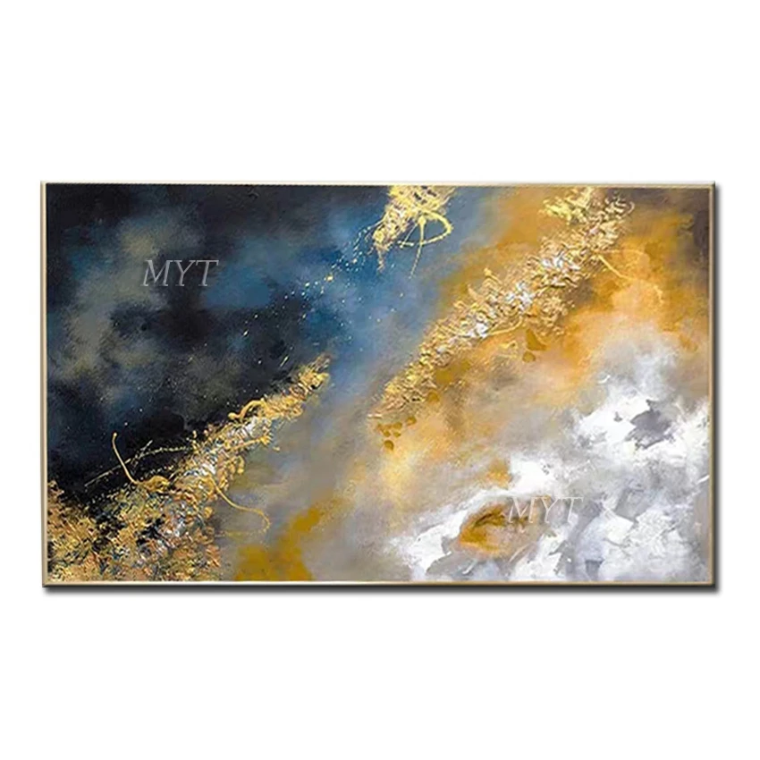 

Modern Abstract Oil Paintings Are Multi-Colored 100% Handpainted Wall Art Home Decor Picture Modern On Canvas Frameless